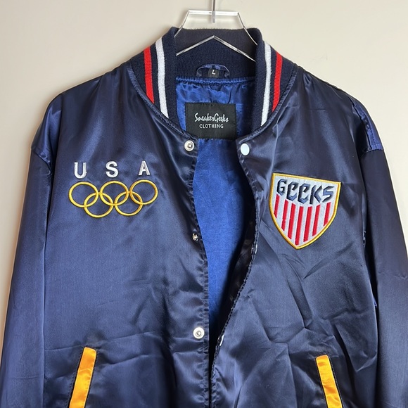 Sneaker Geeks Olympic Satin Jacket L - Picture 3 of 5